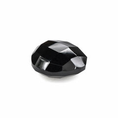 BLACK ONYX BRIOLETTE PEAR TABEEZ (HALF DRILL) 10MM 3.345 Cts.