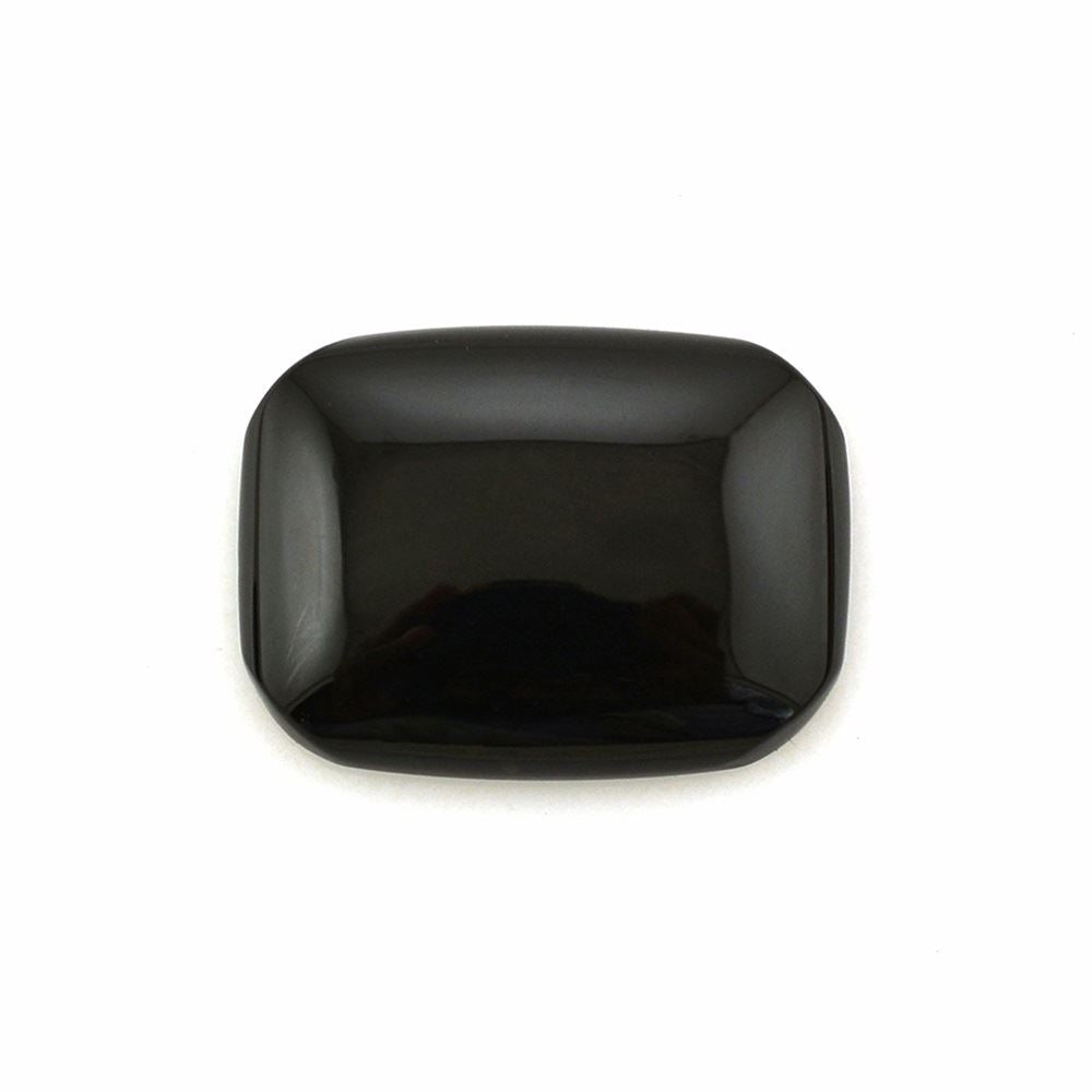 BLACK ONYX CUT OCTAGON CAB (FLAT) 16X12MM 5.65 Cts.