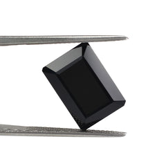 BLACK ONYX CUT OCTAGON 14X10MM 6.85 Cts.