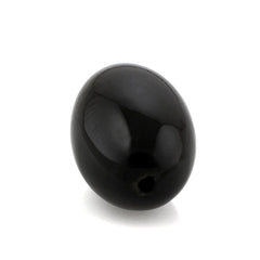 BLACK ONYX PLAIN BEADS (FULL DRILL) 24X13MM 29.19 Cts.