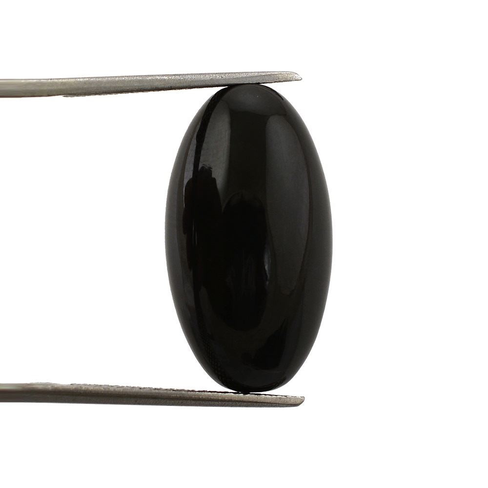 BLACK ONYX PLAIN BEADS (FULL DRILL) 24X13MM 29.19 Cts.