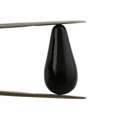 BLACK ONYX PLAIN DROPS (HALF DRILL) 25X12MM 21.65 Cts.