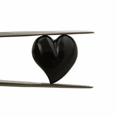 BLACK ONYX SACRED HEARTS (DES#133) 17X16MM 16.15 Cts.