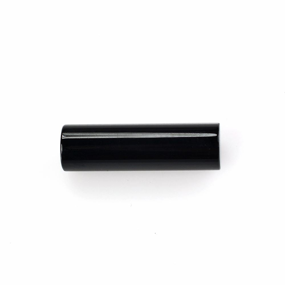 BLACK ONYX PLAIN TUBE (CYLINDER) FANCY 20X6MM 7.40 Cts.