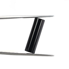 BLACK ONYX PLAIN TUBE (CYLINDER) FANCY 20X6MM 7.40 Cts.