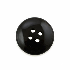 BLACK ONYX PLAIN BUTTON (FULL DRILL) 15MM 5.09 Cts.