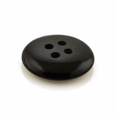 BLACK ONYX PLAIN BUTTON (FULL DRILL) 15MM 5.09 Cts.