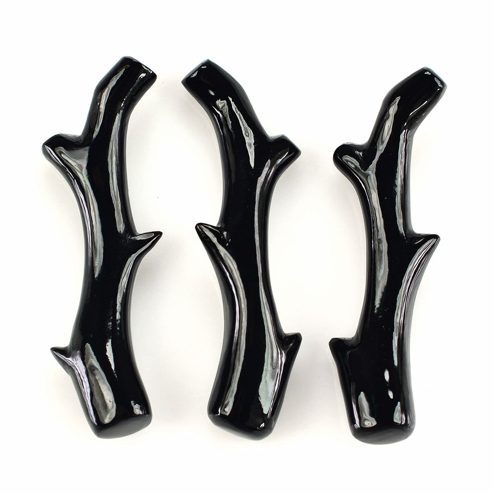 BLACK ONYX PLAIN TREE SHAPE FANCY 44X10MM 18.36 Cts.