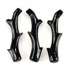 BLACK ONYX PLAIN TREE SHAPE FANCY 44X10MM 18.36 Cts.