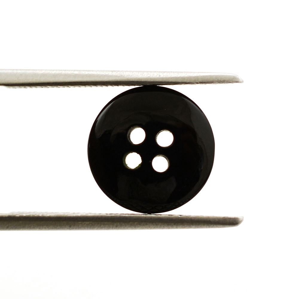BLACK ONYX PLAIN BUTTON (FULL DRILL) 10MM 2.21 Cts.