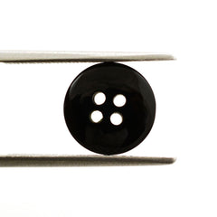BLACK ONYX PLAIN BUTTON (FULL DRILL) 10MM 2.21 Cts.
