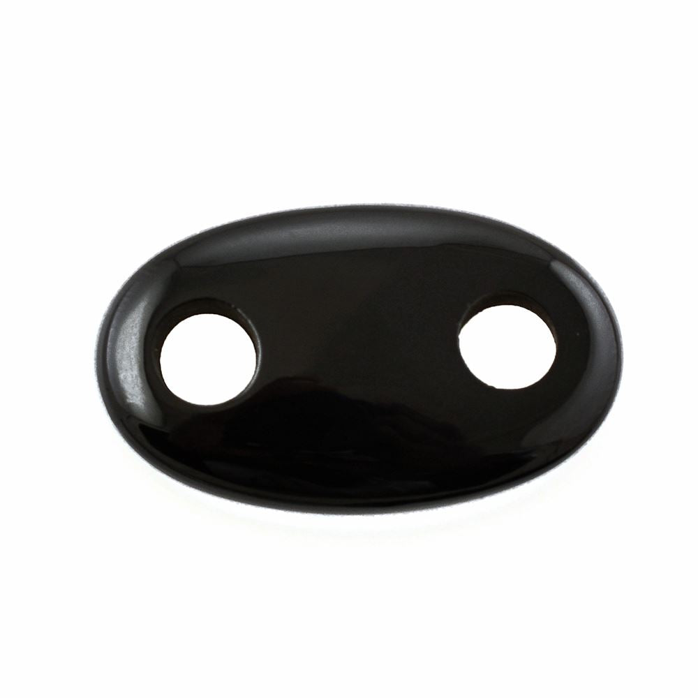 BLACK ONYX HAWK'S EYE OVAL 28.50X17MM 21.64 Cts.