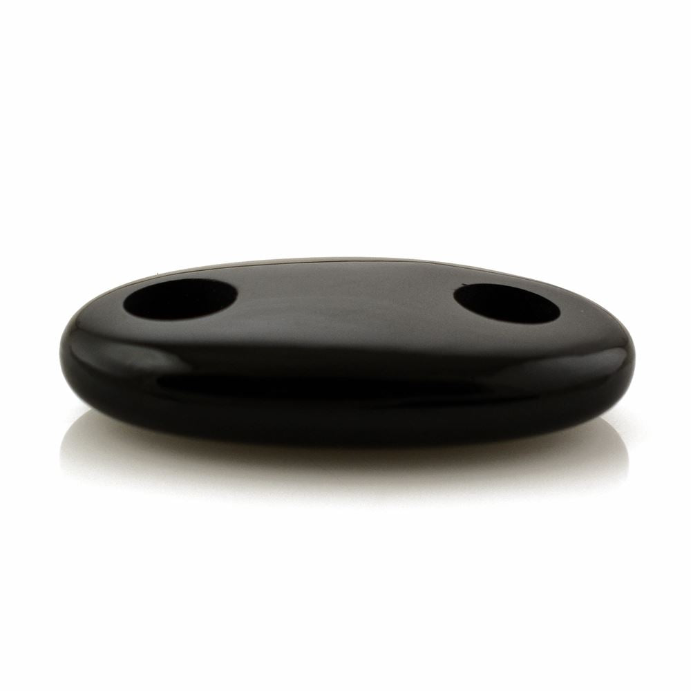 BLACK ONYX HAWK'S EYE OVAL 28.50X17MM 21.64 Cts.