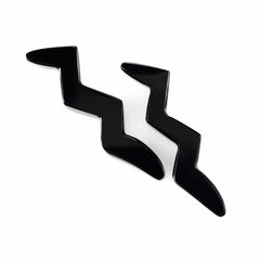 BLACK ONYX SNAKE SHAPE FANCY 20X5MM 2.15 Cts.