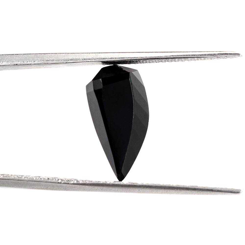 BLACK ONYX LADY FINGER (DES#18) (HALF DRILL) 15.50X7MM 4.60 Cts.