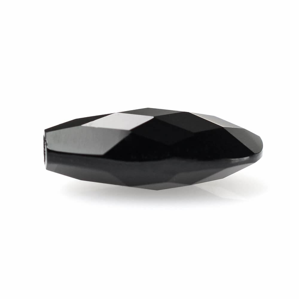 BLACK ONYX BRIOLETTE PEAR (HALF DRILL) 12X7MM 2.21 Cts.