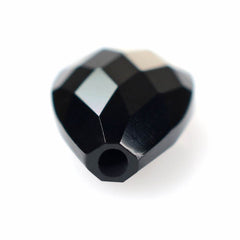 BLACK ONYX BRIOLETTE PEAR (HALF DRILL) 12X7MM 2.21 Cts.