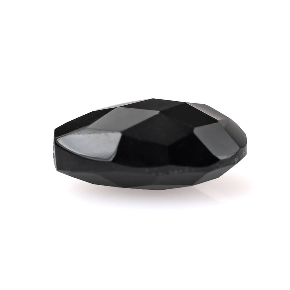 BLACK ONYX BRIOLETTE PEAR (HALF DRILL) 12X8MM 3.00 Cts.
