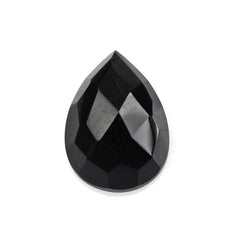 BLACK ONYX CHECKER PEAR CAB 8X6MM 1.04 Cts.