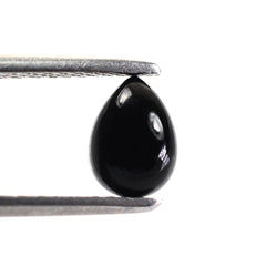 BLACK ONYX PEAR CAB 7X5MM 0.73 Cts.