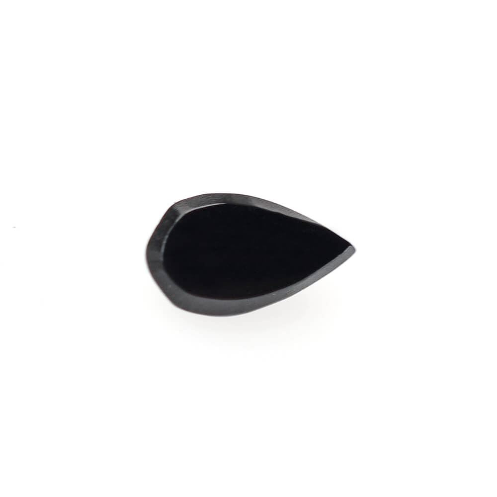 BLACK ONYX CHECKER PEAR CAB 5X3MM 0.22 Cts.