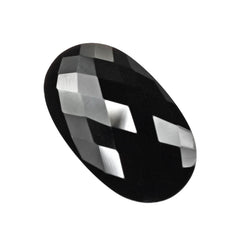 BLACK ONYX BRIOLETTE OVAL 25X15MM 16.92 Cts.