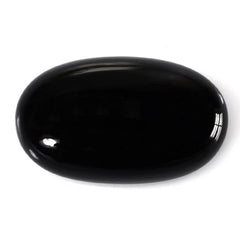 BLACK ONYX OVAL CAB 27X15MM 20.45 Cts.