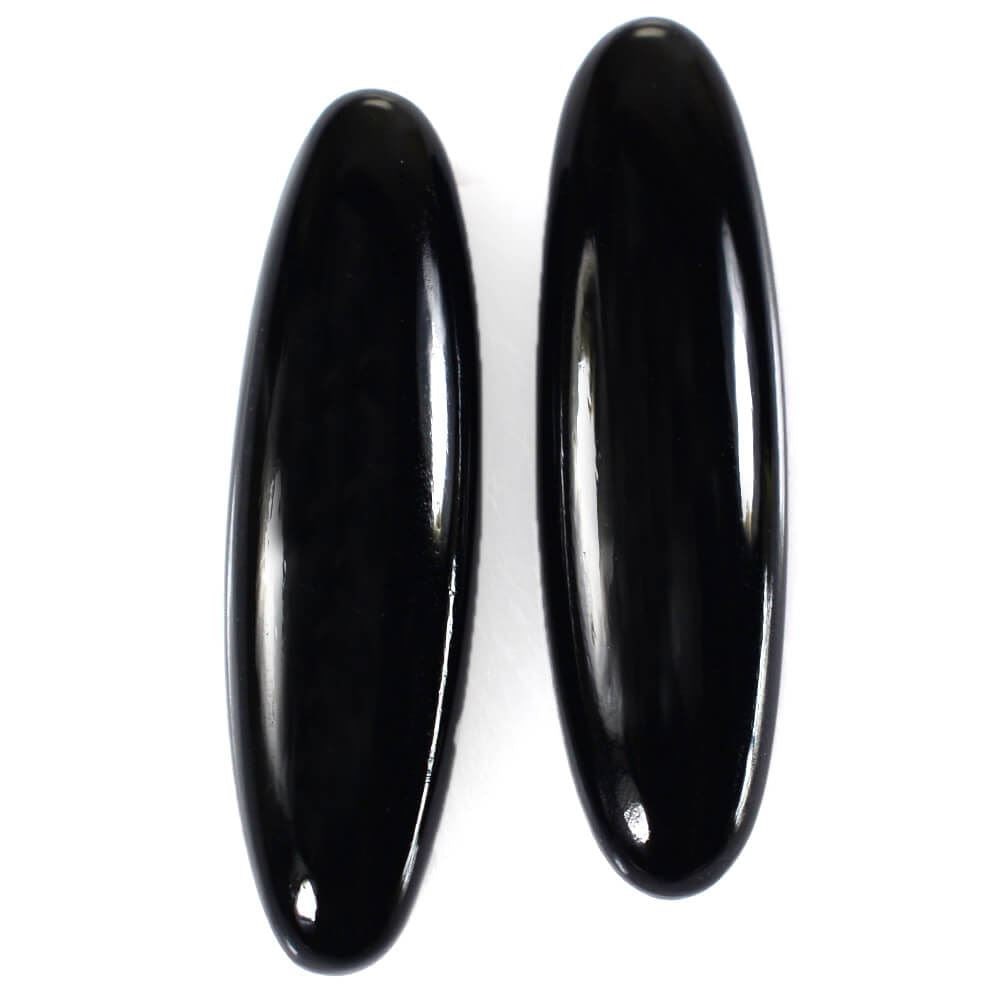 BLACK ONYX OVAL CAB 29X8MM 7.83 Cts.