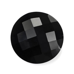 BLACK ONYX BRIOLETTE ROUND 15MM 9.15 Cts.