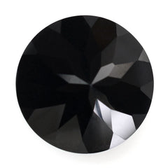 BLACK ONYX CHECKER CUT ROUND 16MM 11.56 Cts.