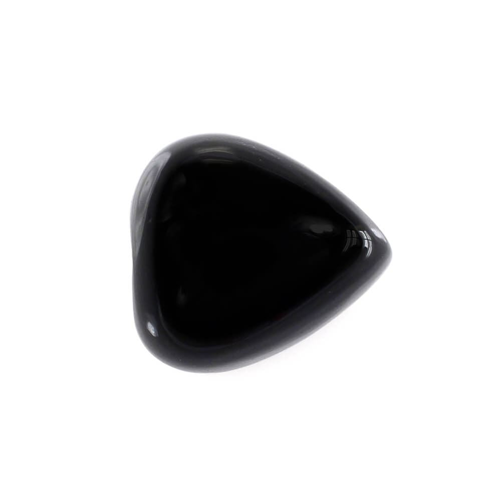 BLACK ONYX HEART CAB 7X6MM 1.10 Cts.