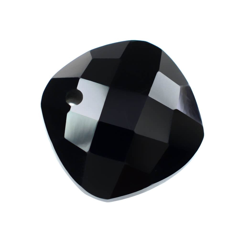 BLACK ONYX BRIOLETTE CUSHION (FULL DRILL) 10MM 3.68 Cts.