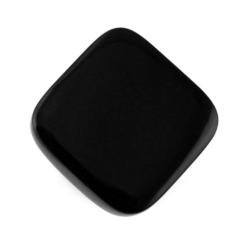 BLACK ONYX CUSHION CAB 12MM 8.85 Cts.