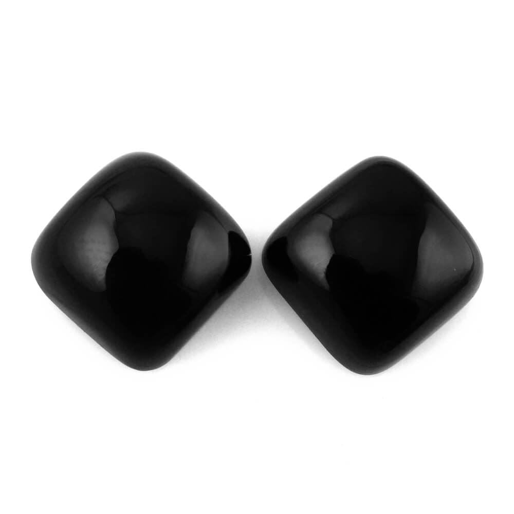 BLACK ONYX CUSHION CAB 12MM 8.85 Cts.