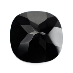 BLACK ONYX CUT CUSHION 12MM 6.00 Cts.