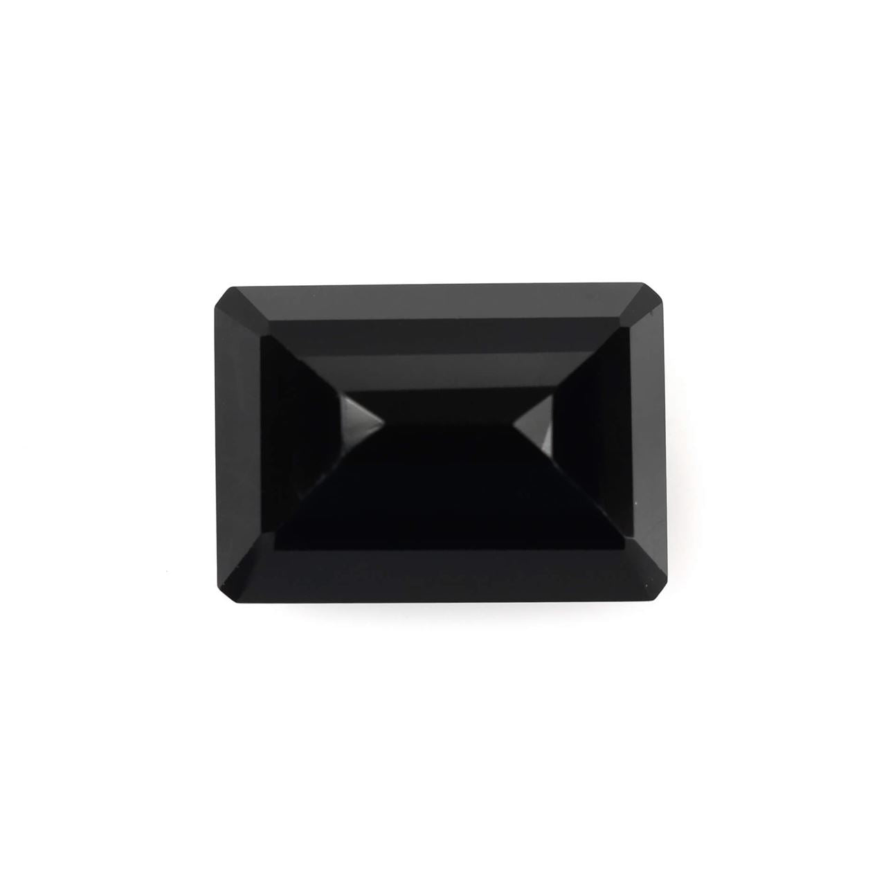 BLACK ONYX CUT OCTAGON 14X10MM 6.85 Cts.