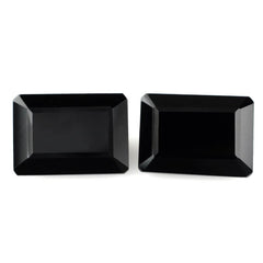 BLACK ONYX CUT OCTAGON 14X10MM 6.85 Cts.