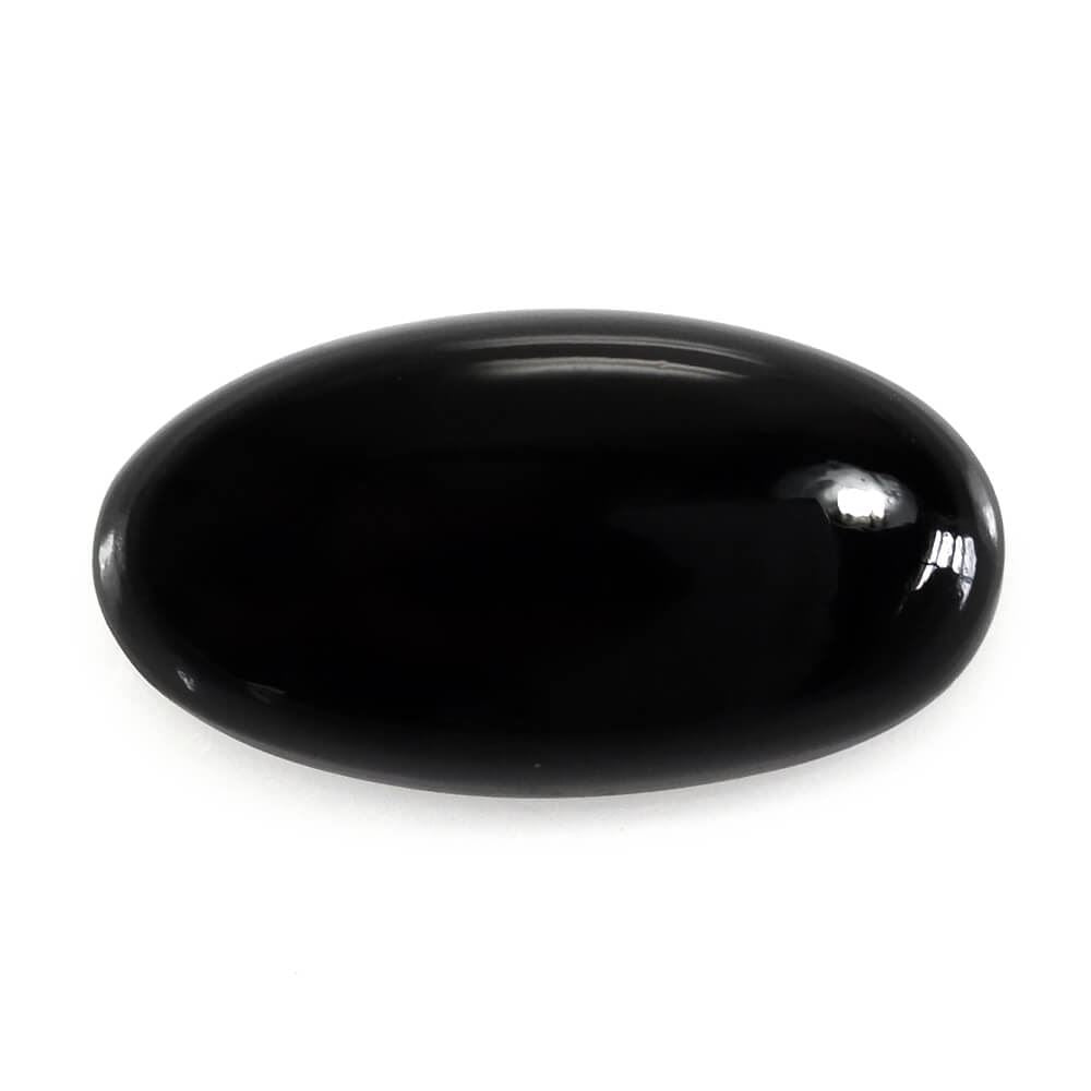 BLACK ONYX OVAL CAB 15X8MM 3.75 Cts.