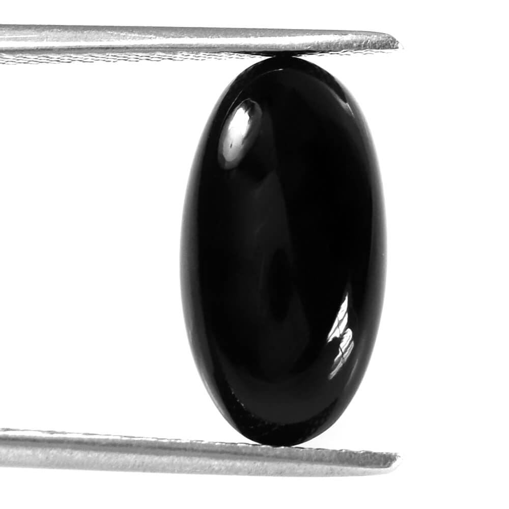 BLACK ONYX OVAL CAB 15X8MM 3.75 Cts.
