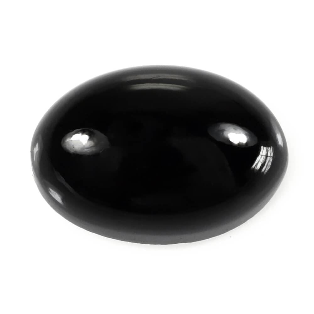 BLACK ONYX OVAL CAB 13X9MM 4.80 Cts.