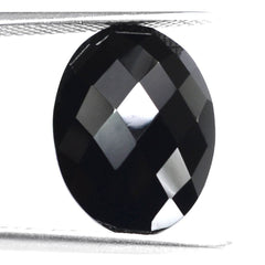 BLACK ONYX BRIOLETTE OVAL 16X12MM 7.38 Cts.