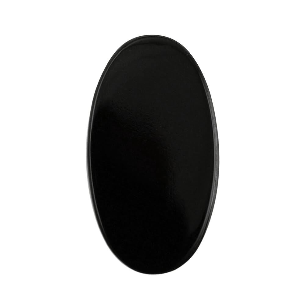 BLACK ONYX OVAL CAB 20X11MM 10.61 Cts.