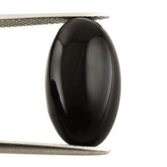 BLACK ONYX OVAL CAB 20X11MM 10.61 Cts.