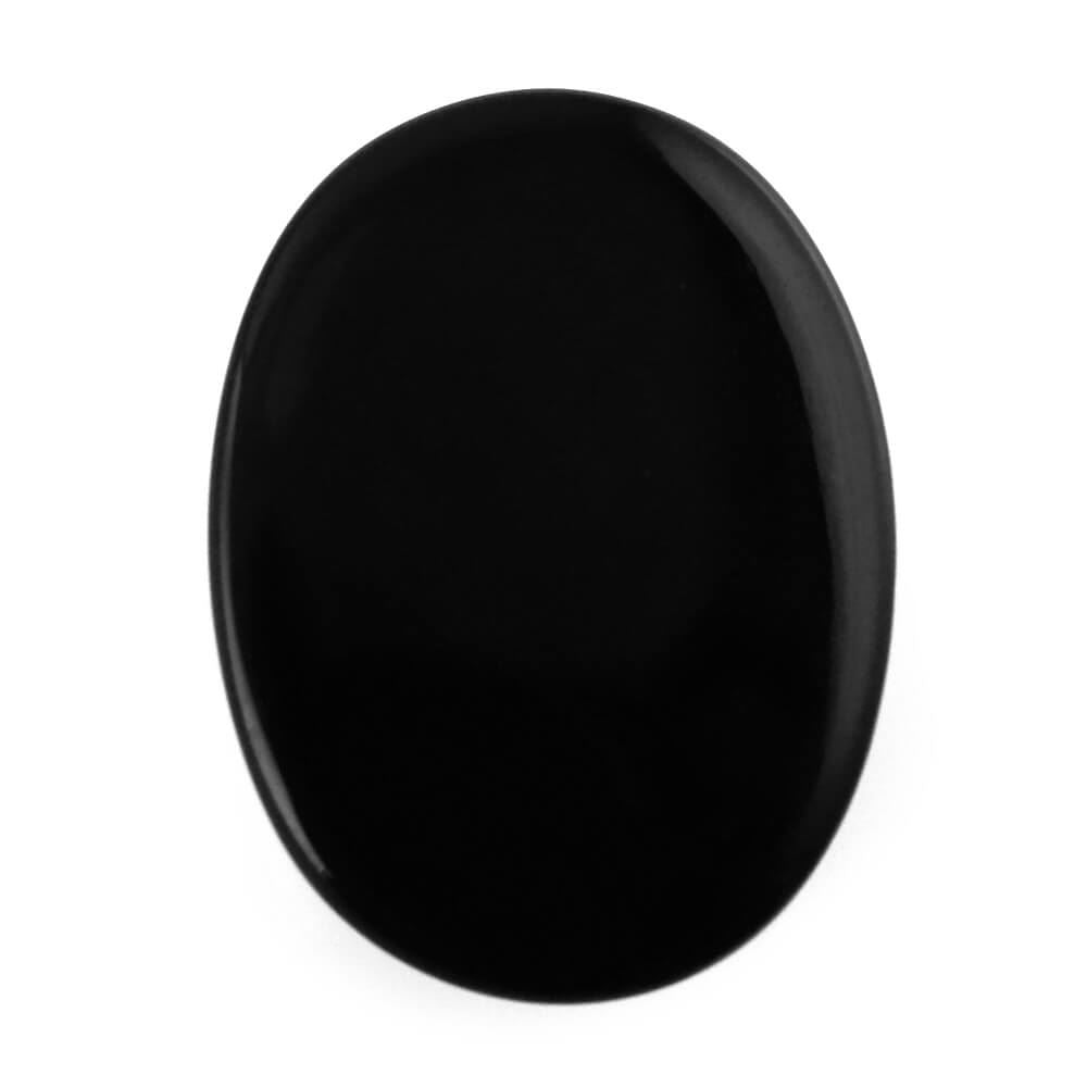 BLACK ONYX OVAL CAB 23X17MM 20.06 Cts.
