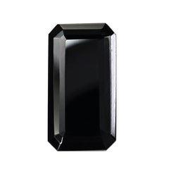BLACK ONYX TABLE CUT WITH FLAT BOTTOM OCTAGON 28X15MM 15.98 Cts.