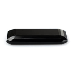 BLACK ONYX TABLE CUT WITH FLAT BOTTOM OCTAGON 28X15MM 15.98 Cts.