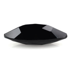 BLACK ONYX CHECKER CUT MARQUISE (HIGH DOME) 23X8MM 7.50 Cts.