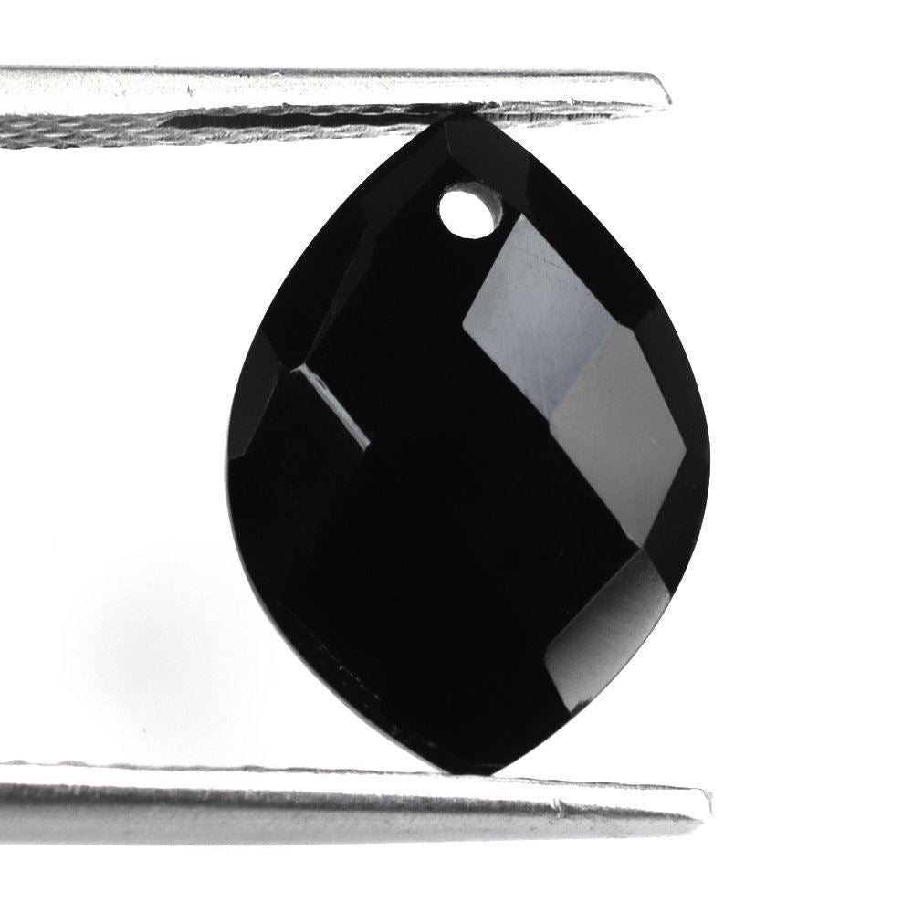BLACK ONYX BRIOLETTE MARQUISE (FULL DRILL) 14X10MM 3.64 Cts.