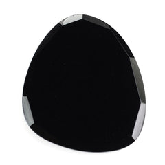 BLACK ONYX ROSE CUT FANCY CAB 29X25MM 24.64 Cts.