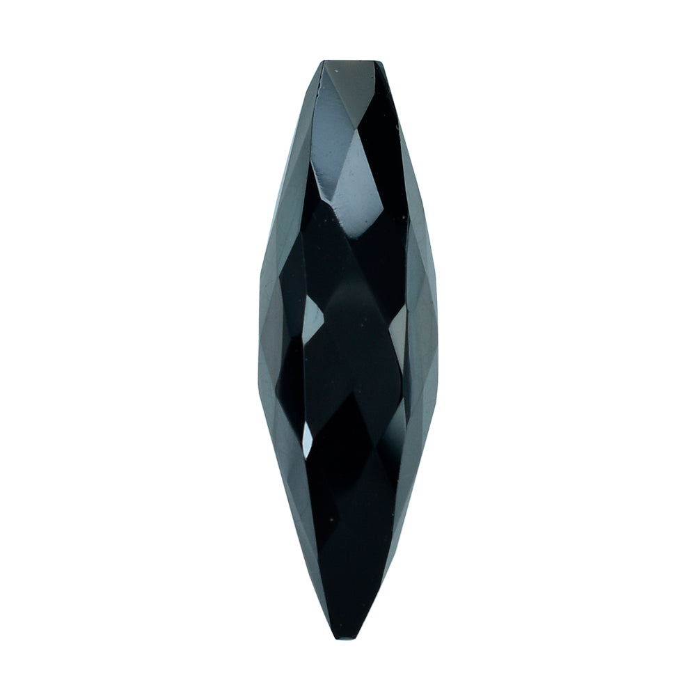 BLACK ONYX MARQUISE CHOPASA (HALF DRILL) 22X7MM 6.98 Cts.